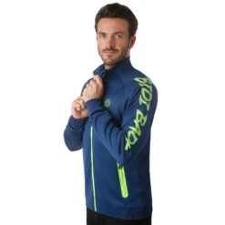 BIDI BADU Aton Tech Training Jacket Special Edition Men - Dark Blue, Light Green -Bidi Badu 00614000 24