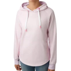 BIDI BADU Elia Basic Hoody Women - Pink, White