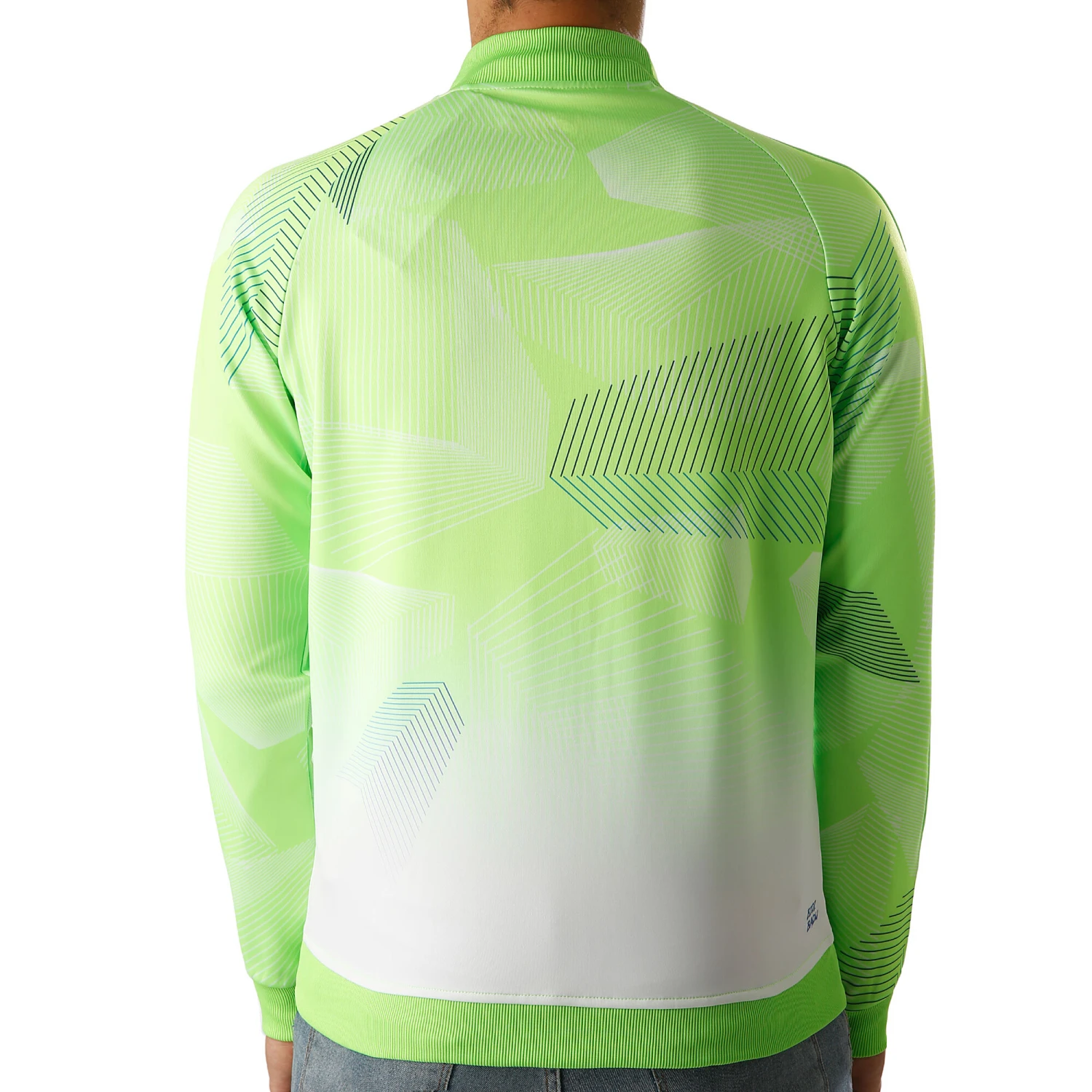 BIDI BADU Aton Tech Training Jacket Men - Neon Green, White 4 BIDI BADU Aton Tech Training Jacket Men - Neon Green, White - Image 2