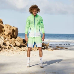 BIDI BADU Aton Tech Training Jacket Men - Neon Green, White 21 BIDI BADU Aton Tech Training Jacket Men - Neon Green, White -Bidi Badu 00677000 65