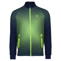 BIDI BADU Aton Tech Training Jacket Men - Dark Blue, Neon Green -Bidi Badu 00678000 000