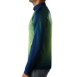 BIDI BADU Aton Tech Training Jacket Men - Dark Blue, Neon Green -Bidi Badu 00678000 21