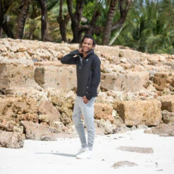 BIDI BADU Pandu Tech Down Training Jacket Men - Black, White -Bidi Badu 00694000 65