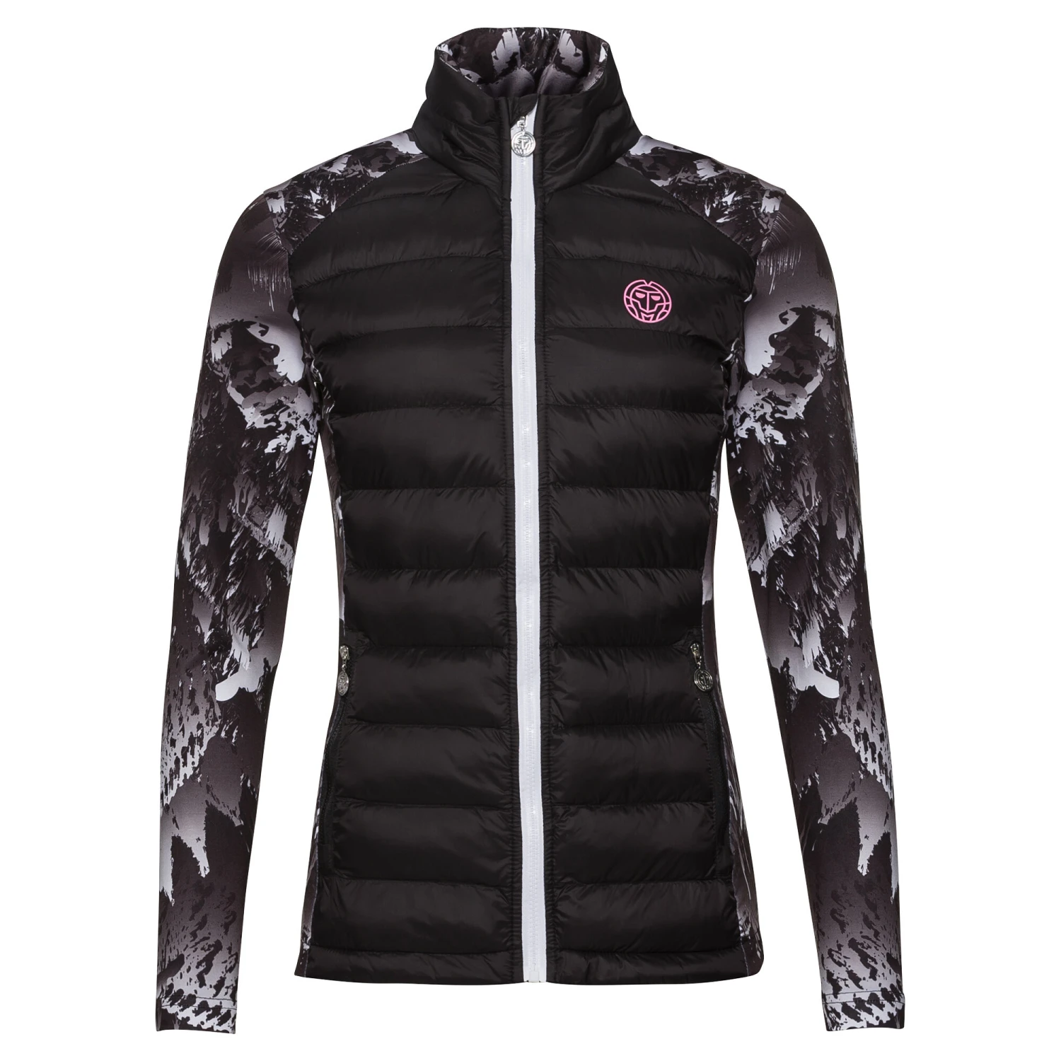 BIDI BADU Lee Tech Down Training Jacket Women - Black, White 11 BIDI BADU Lee Tech Down Training Jacket Women - Black, White - Image 9