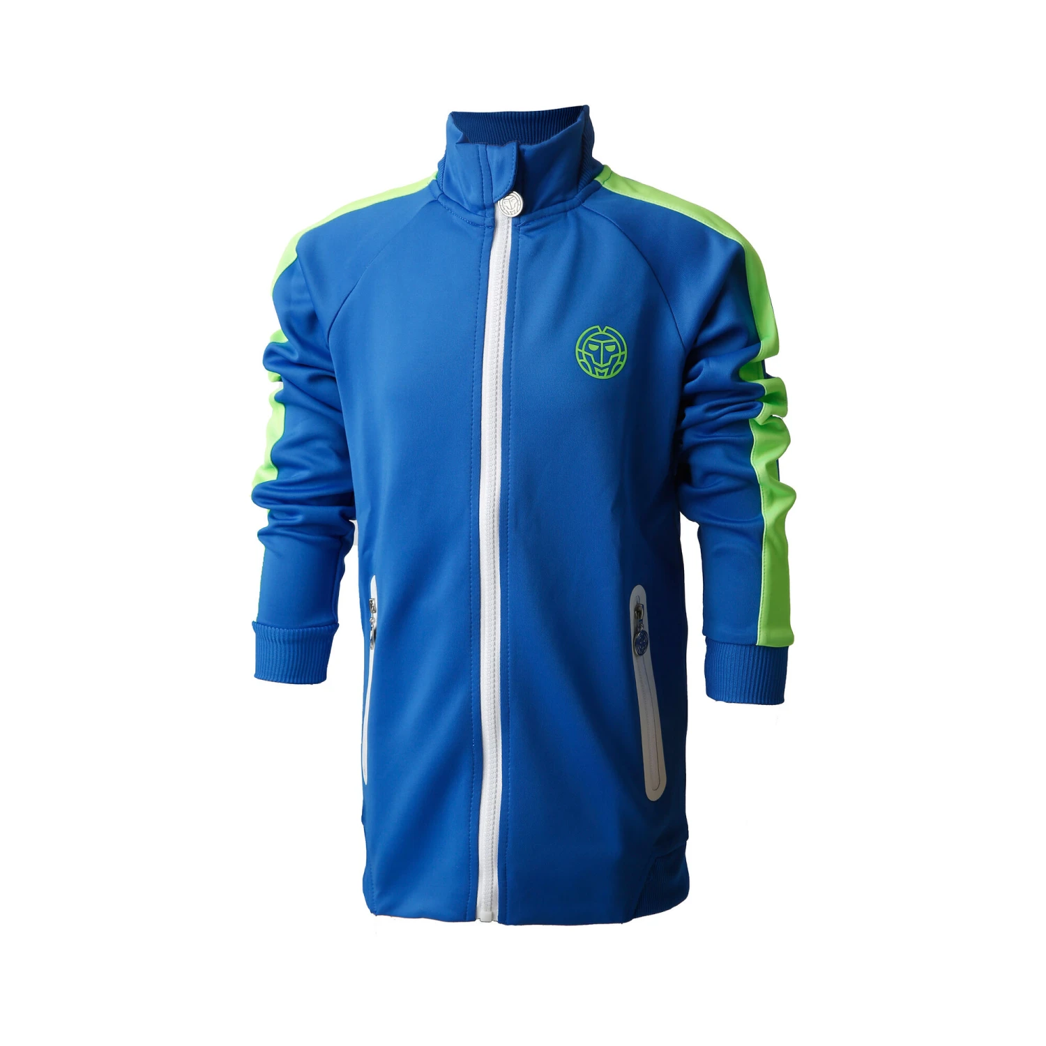 BIDI BADU Avery Tech Training Jacket Boys - Blue, Neon Green 3 BIDI BADU Avery Tech Training Jacket Boys - Blue, Neon Green