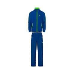 BIDI BADU Aleko Tech Tracksuit Boys - Dark Blue, Neon Green