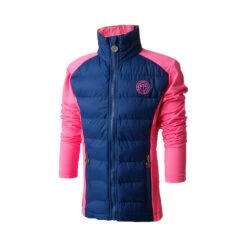 BIDI BADU Suza Tech Down Training Jacket Girls - Dark Blue, Pink