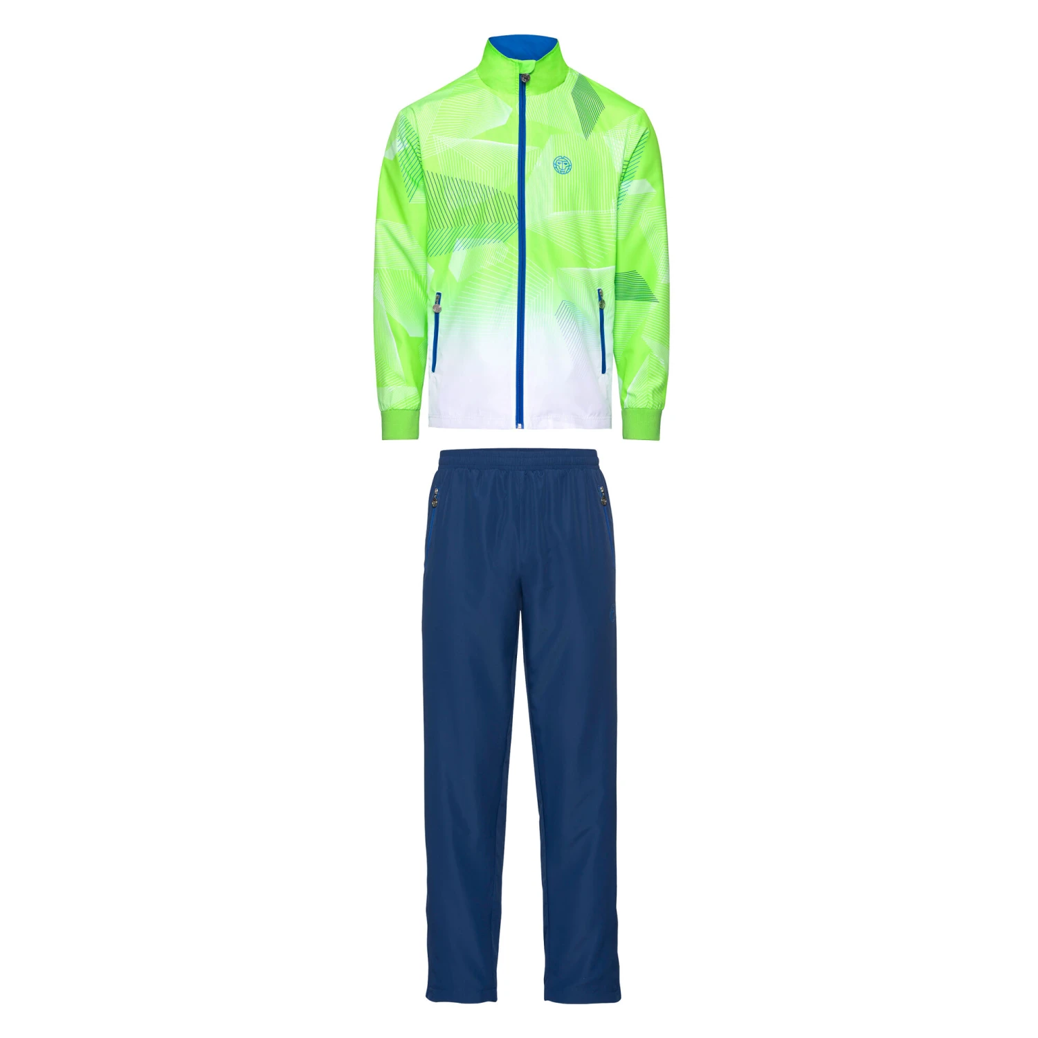 BIDI BADU Jaron Tech Tracksuit Men - Neon Green, White 10 BIDI BADU Jaron Tech Tracksuit Men - Neon Green, White - Image 8