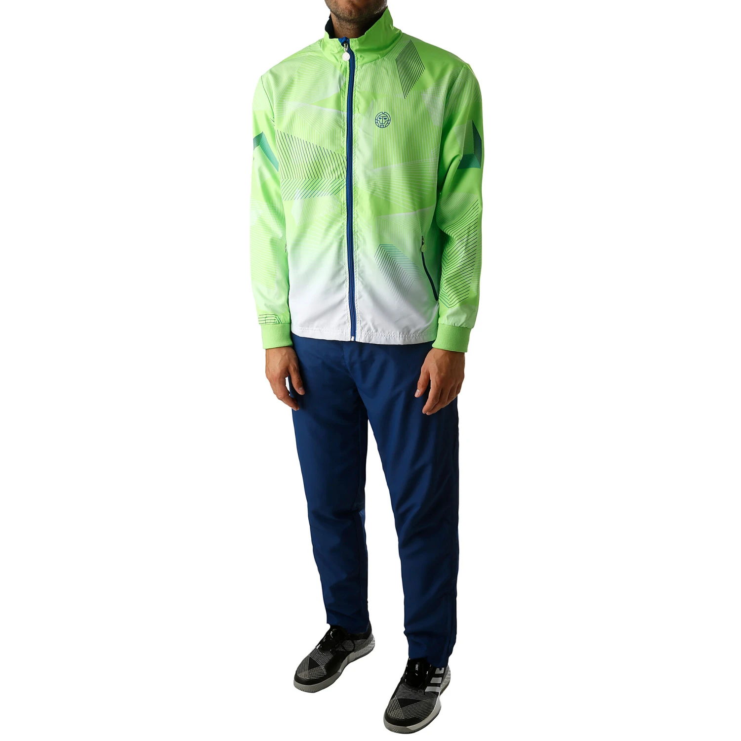 BIDI BADU Jaron Tech Tracksuit Men - Neon Green, White 3 BIDI BADU Jaron Tech Tracksuit Men - Neon Green, White