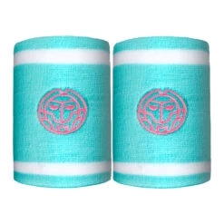 BIDI BADU Jesco Tech Graphic Long Wristband - Turquoise, Pink