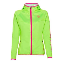BIDI BADU Inga Tech Training Jacket Women - Neon Green, Pink