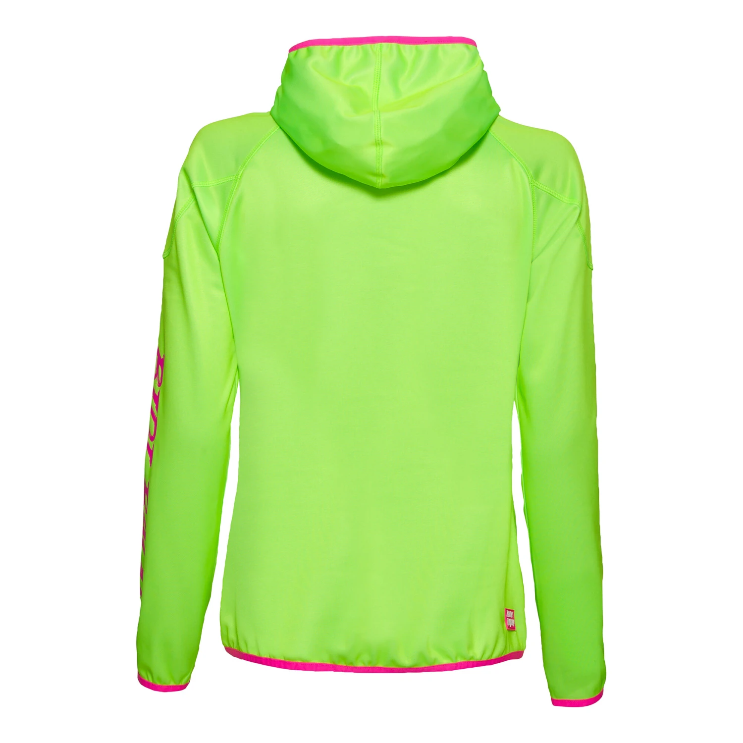 BIDI BADU Inga Tech Training Jacket Women - Neon Green, Pink 5 BIDI BADU Inga Tech Training Jacket Women - Neon Green, Pink - Image 3