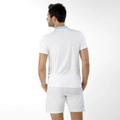 BIDI BADU Iras Tech Shorts Men - White, Turquoise -Bidi Badu 00862000 22