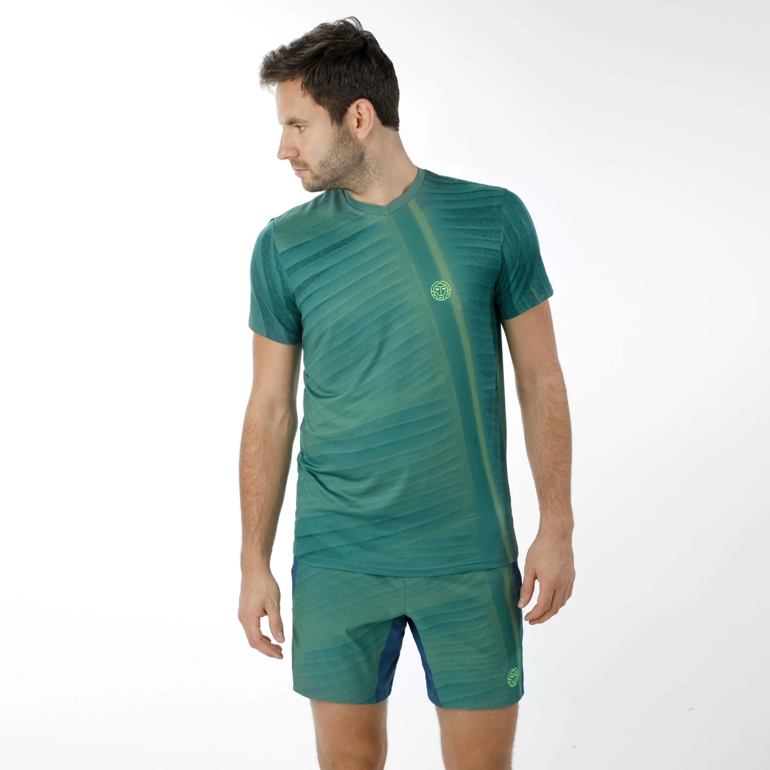 BIDI BADU Iras Tech Shorts Men - Dark Green, Dark Blue 5 BIDI BADU Iras Tech Shorts Men - Dark Green, Dark Blue - Image 3