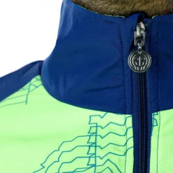 BIDI BADU Billal Tech Tracksuit Men - Dark Blue, Neon Green -Bidi Badu 00869000 33