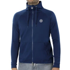 BIDI BADU Jamol Tech Training Jacket Men - Dark Blue, White