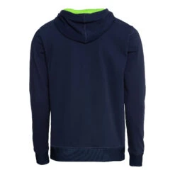 BIDI BADU Kekeli Basic Logo Hoody Men - Dark Blue, Neon Green -Bidi Badu 00883000 0 2