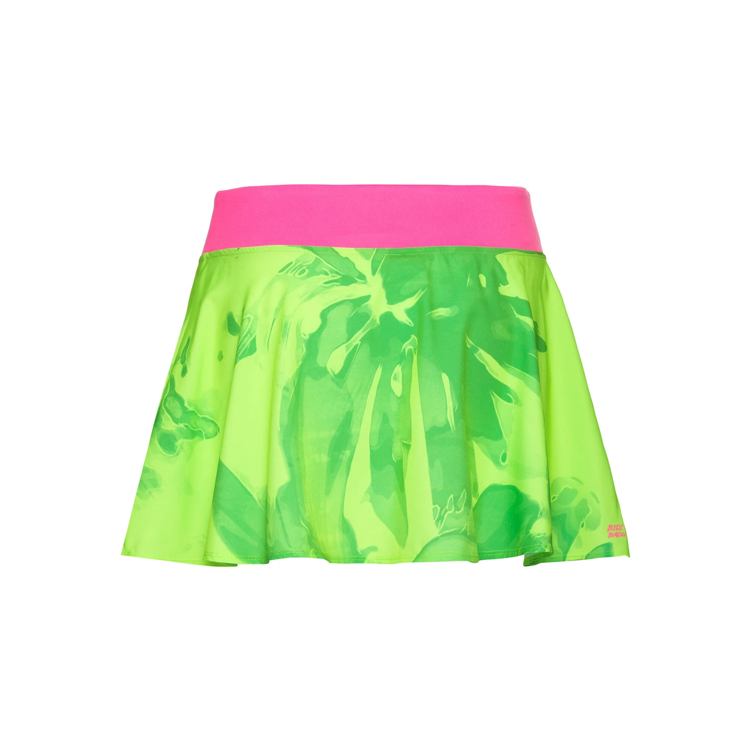 BIDI BADU Zina Tech Skirt Girls - Neon Green, Pink 4 BIDI BADU Zina Tech Skirt Girls - Neon Green, Pink - Image 2