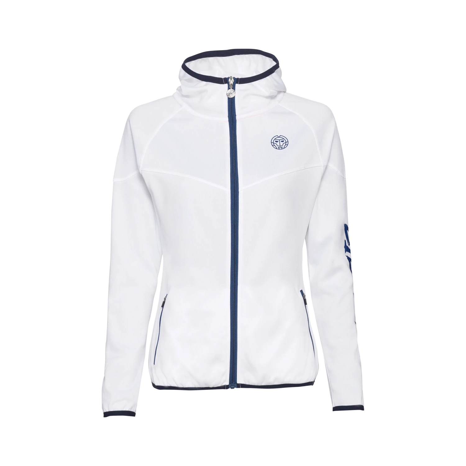 BIDI BADU Grace Tech Training Jacket Girls - White, Dark Blue 3 BIDI BADU Grace Tech Training Jacket Girls - White, Dark Blue