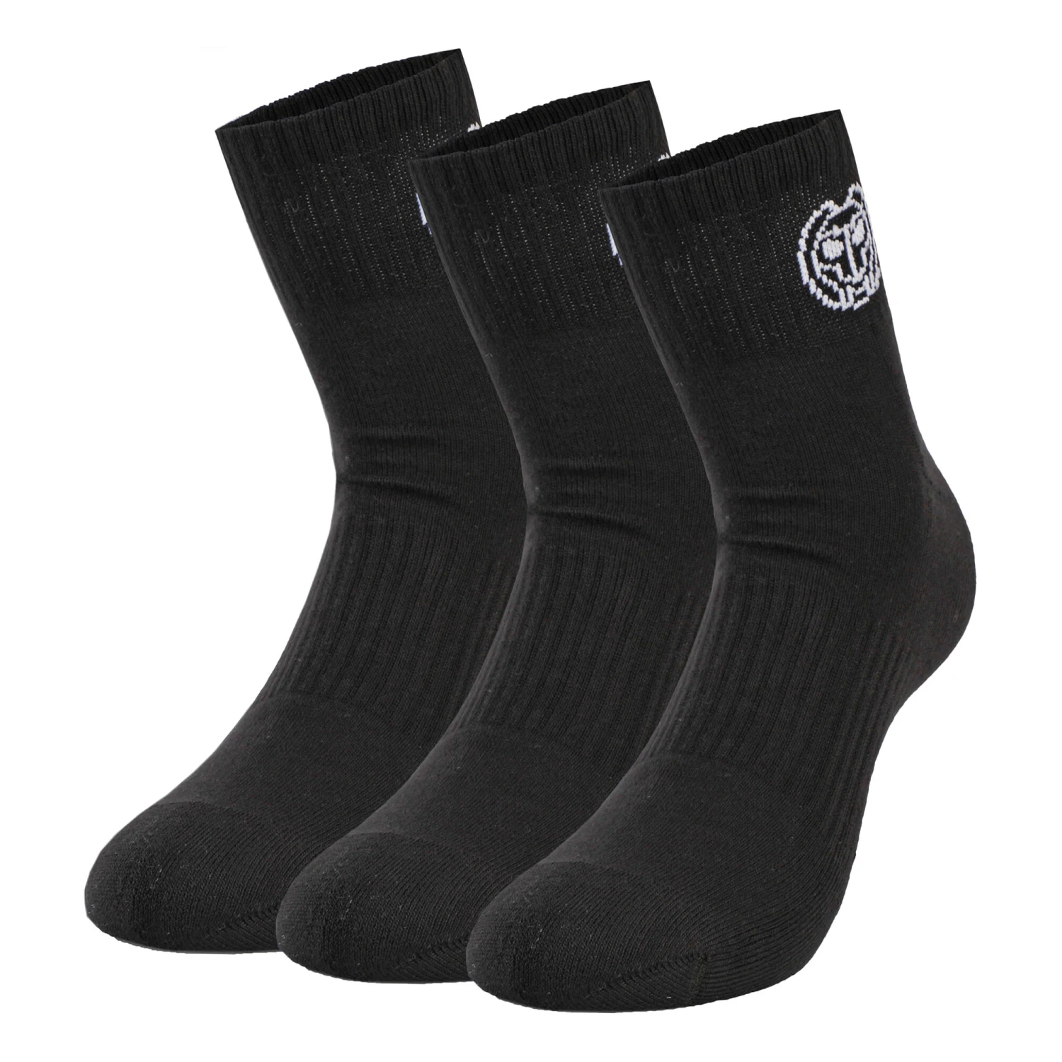 BIDI BADU Gila Ankle Tech Sports Socks 3 Pack - Black, White 3 BIDI BADU Gila Ankle Tech Sports Socks 3 Pack - Black, White
