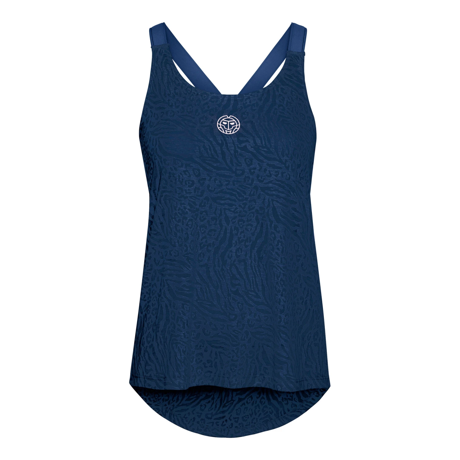 BIDI BADU Maila Bournout Tech Tank Top Women - Dark Blue, White 8 BIDI BADU Maila Bournout Tech Tank Top Women - Dark Blue, White - Image 6