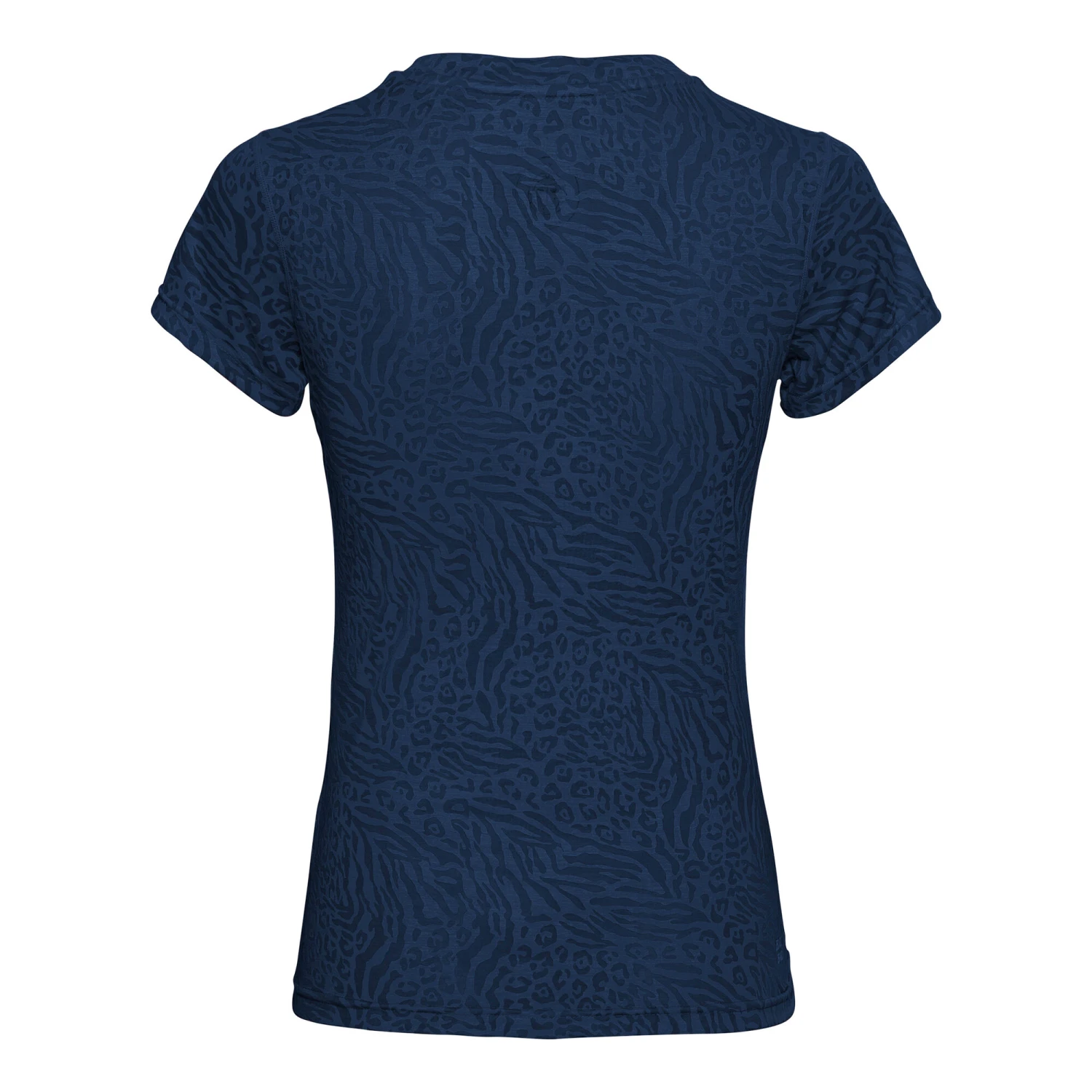 BIDI BADU Anni Bournout Tech T-Shirt Women - Dark Blue, White 4 BIDI BADU Anni Bournout Tech T-Shirt Women - Dark Blue, White - Image 2