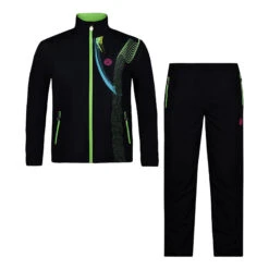 BIDI BADU Badru Tech Tracksuit Men - Black, Multicoloured