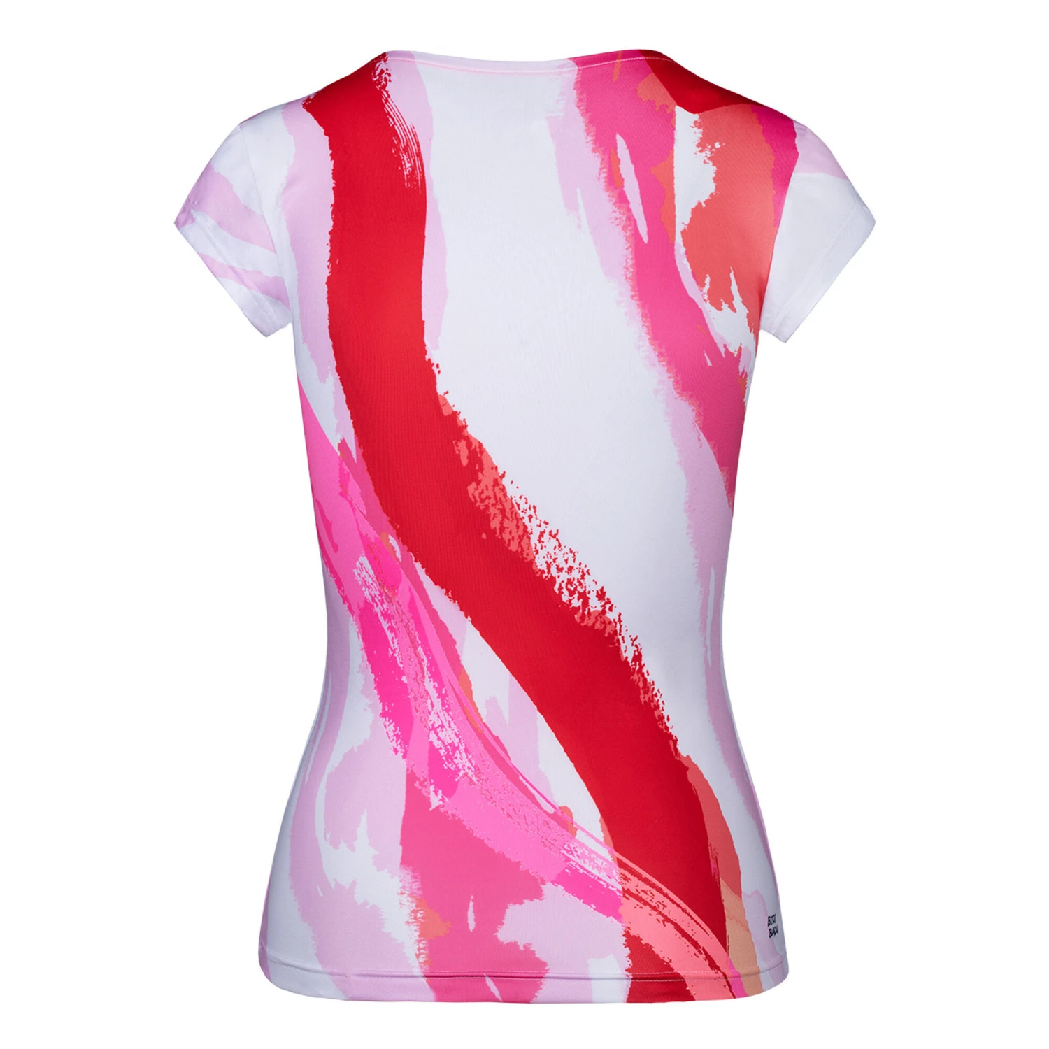 BIDI BADU Bella 2.0 Tech V-Neck T-Shirt Women - White, Red 4 BIDI BADU Bella 2.0 Tech V-Neck T-Shirt Women - White, Red - Image 2