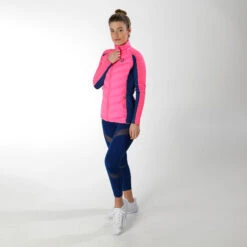 BIDI BADU Dania Tech Down Training Jacket Women - Pink, Dark Blue -Bidi Badu 01093000 10