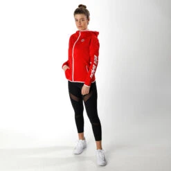 BIDI BADU Inga Tech Training Jacket Women - Red, White 9 BIDI BADU Inga Tech Training Jacket Women - Red, White -Bidi Badu 01109000 10