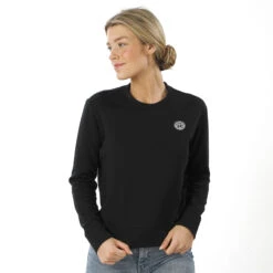 BIDI BADU Mirella Basic Crew Sweatshirt Women - Black, White 8 BIDI BADU Mirella Basic Crew Sweatshirt Women - Black, White -Bidi Badu 01116000 10