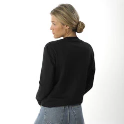 BIDI BADU Mirella Basic Crew Sweatshirt Women - Black, White 9 BIDI BADU Mirella Basic Crew Sweatshirt Women - Black, White -Bidi Badu 01116000 12