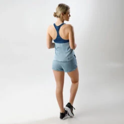 BIDI BADU Amrei Jeans Tech Tank Top Women - Blue, Dark Blue -Bidi Badu 01131000 12