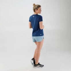 BIDI BADU Hulda Jeans Tech 2in1 Shorts Women - Blue, Dark Blue -Bidi Badu 01132000 12