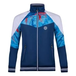 BIDI BADU Jabu Tech Training Jacket Men - Dark Blue, Light Blue