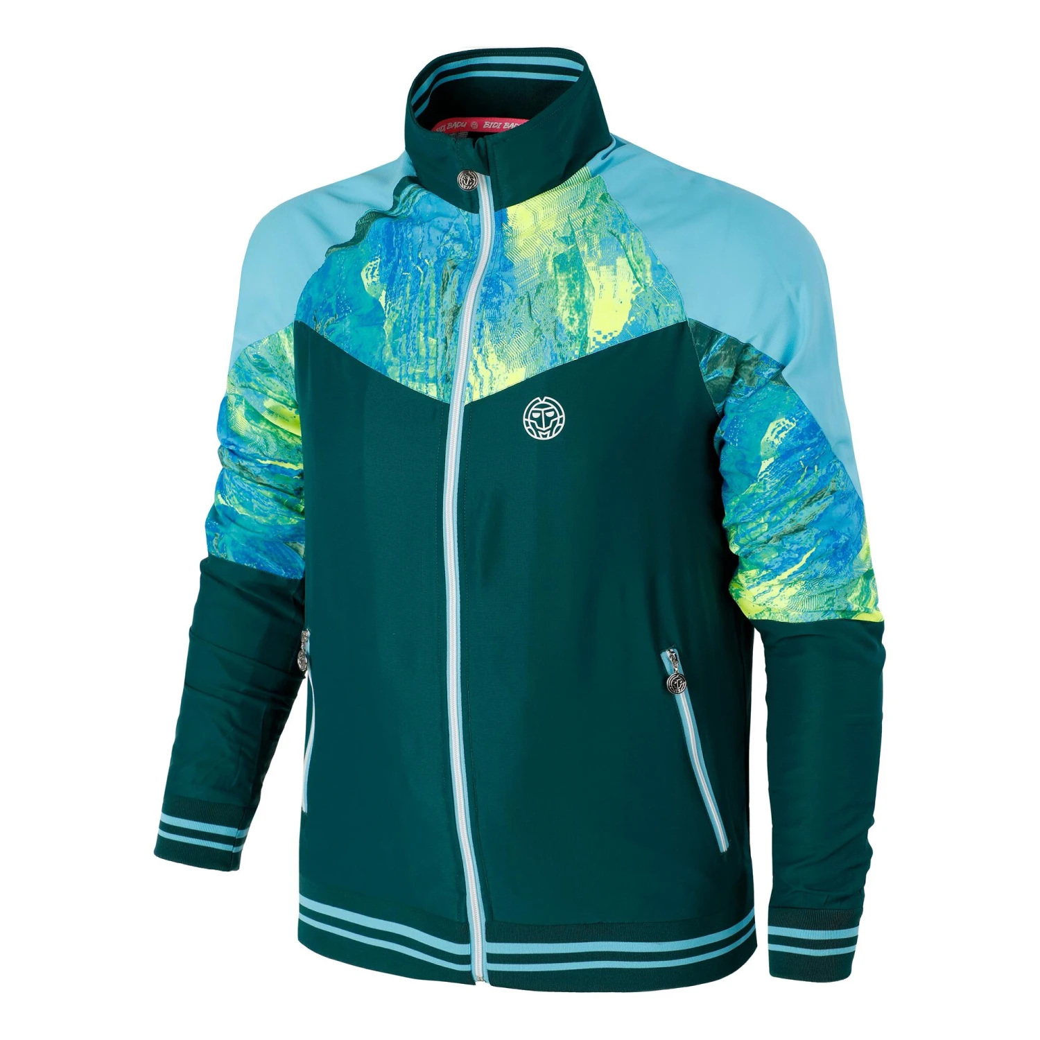 BIDI BADU Jabu Tech Training Jacket Men - Dark Green, Multicoloured 3 BIDI BADU Jabu Tech Training Jacket Men - Dark Green, Multicoloured