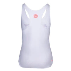 BIDI BADU Hanja Basic Logo Tank Top Women - White, Pink 9 BIDI BADU Hanja Basic Logo Tank Top Women - White, Pink -Bidi Badu 01243000 0 2