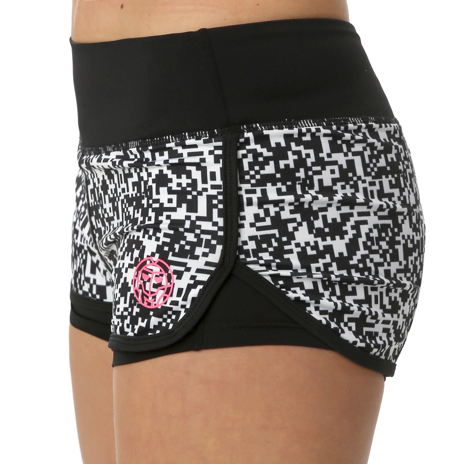 BIDI BADU Hulda Tech 2in1 Shorts Special Edition Women - Black, White 6 BIDI BADU Hulda Tech 2in1 Shorts Special Edition Women - Black, White - Image 4