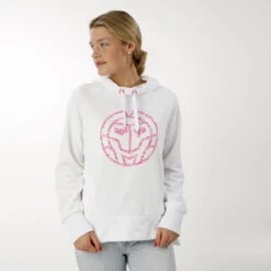 BIDI BADU Cynthia Basic Logo Hoody Special Edition Women - White, Pink -Bidi Badu 01255000 10