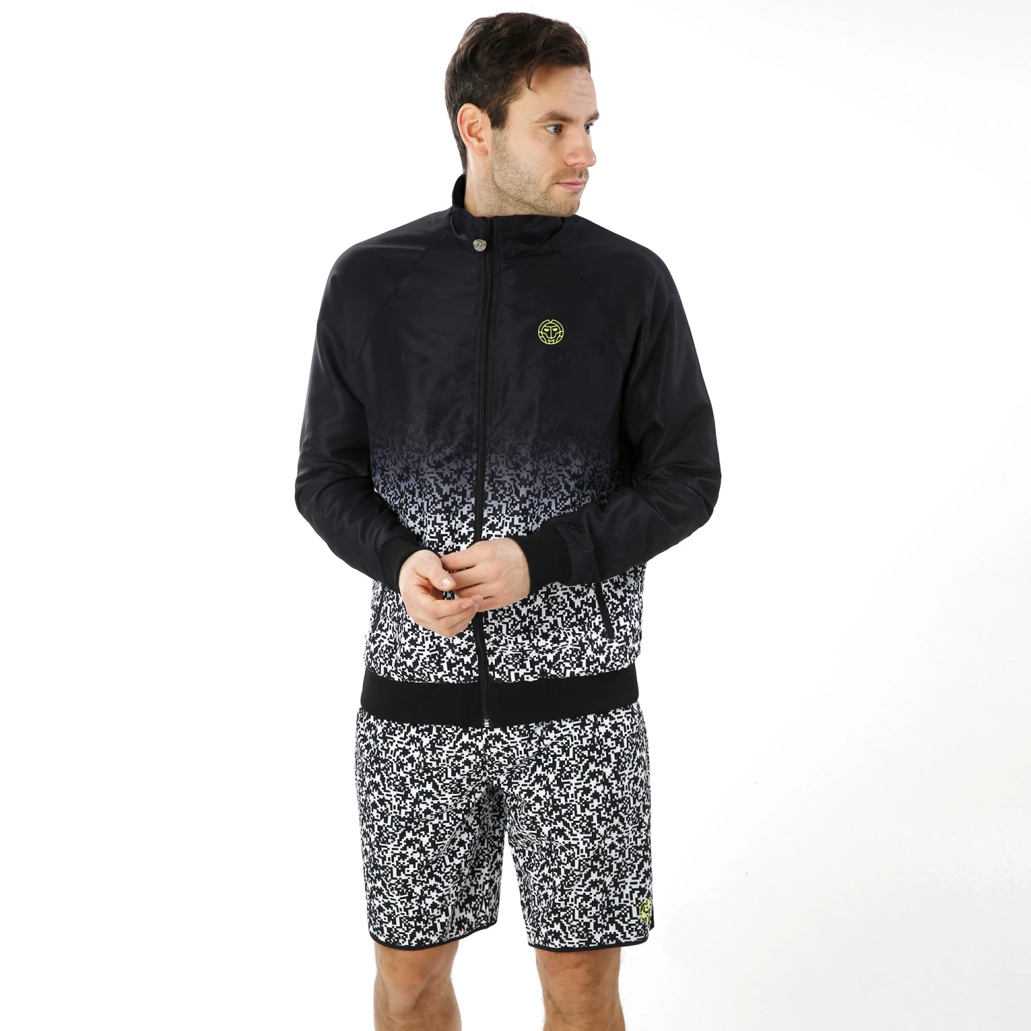 BIDI BADU Jabu Tech Training Jacket Special Edition Men - Black, White 4 BIDI BADU Jabu Tech Training Jacket Special Edition Men - Black, White - Image 2