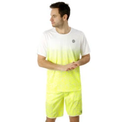 BIDI BADU Jarol Tech T-Shirt Special Edition Men - White, Neon Yellow -Bidi Badu 01262000 13