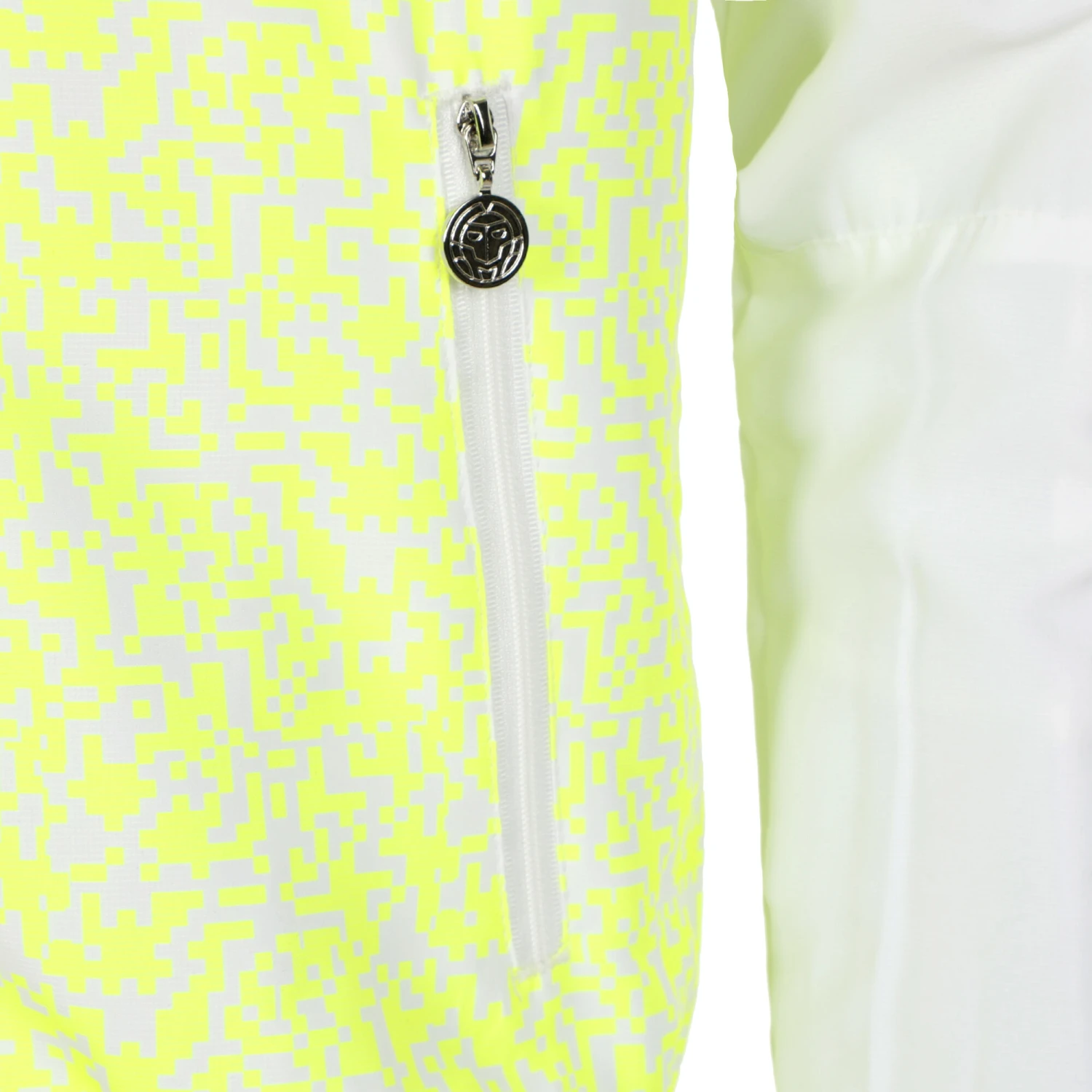 BIDI BADU Jabu Tech Training Jacket Special Edition Men - White, Neon Yellow 5 BIDI BADU Jabu Tech Training Jacket Special Edition Men - White, Neon Yellow - Image 3