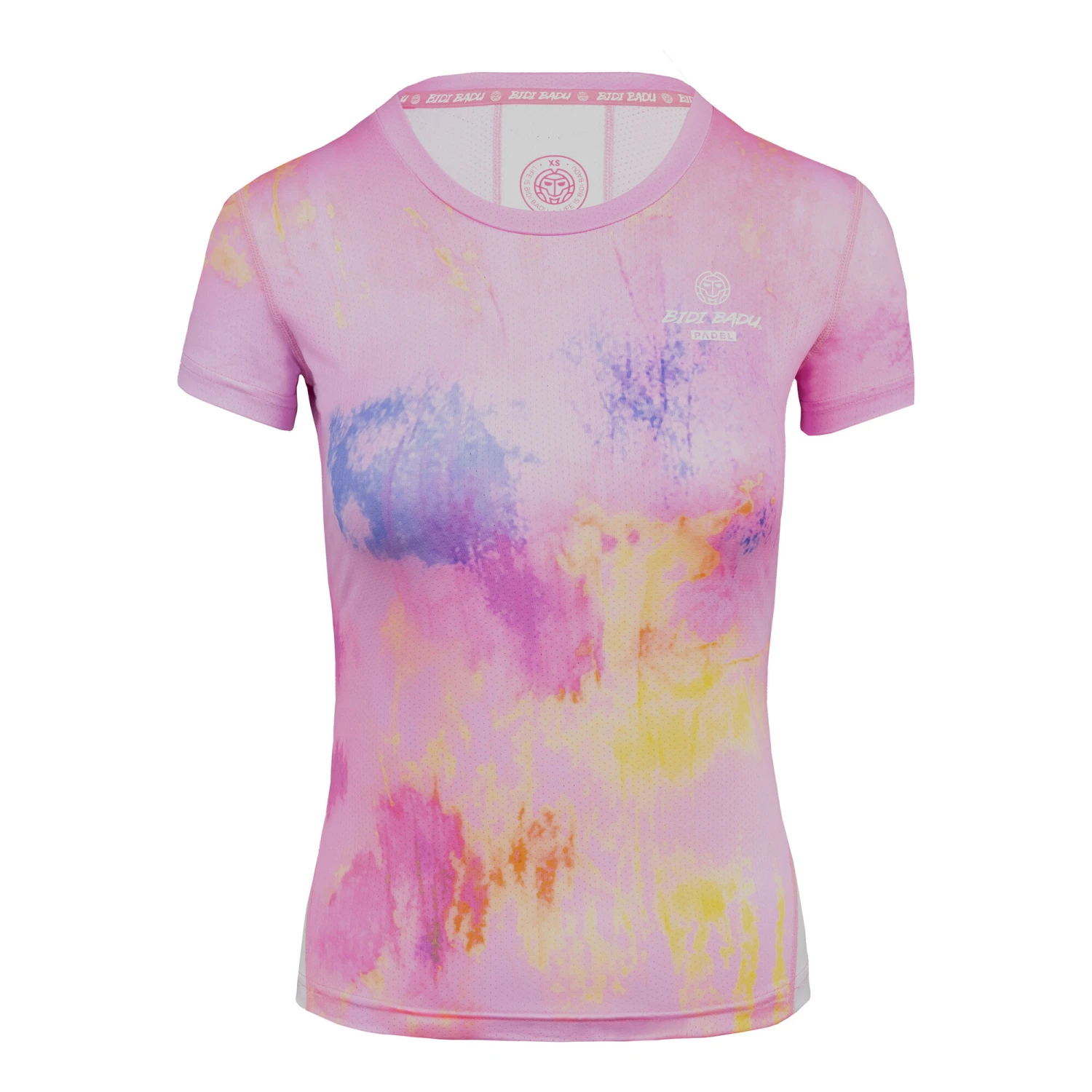 BIDI BADU Eve Tech Roundneck T-Shirt Women - Pink, Multicoloured 3 BIDI BADU Eve Tech Roundneck T-Shirt Women - Pink, Multicoloured