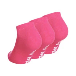 BIDI BADU No Party No Show Move Tennis Socks 3 Pack - Pink, White -Bidi Badu 01589000 0 2
