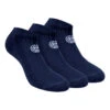 BIDI BADU No Party No Show Move Tennis Socks 3 Pack - Dark Blue, White -Bidi Badu 01590000 000