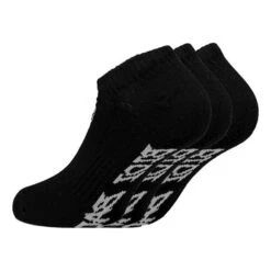 BIDI BADU No Party No Show Move Tennis Socks 3 Pack - Black, White -Bidi Badu 01591000 0 2