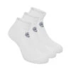 BIDI BADU No Party No Show Move Tennis Socks 3 Pack - White, Black -Bidi Badu 01592000 000