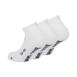 BIDI BADU No Party No Show Move Tennis Socks 3 Pack - White, Black -Bidi Badu 01592000 0 2