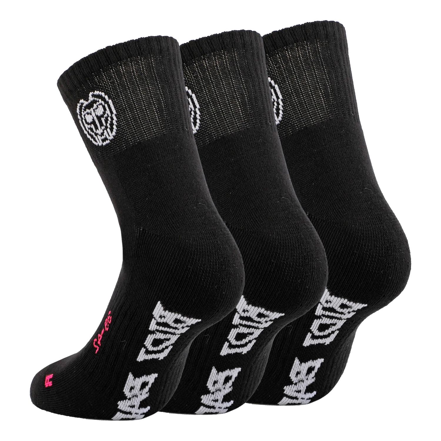 BIDI BADU Anchor Ankle Move Tennis Socks 3 Pack - Black 4 BIDI BADU Anchor Ankle Move Tennis Socks 3 Pack - Black - Image 2