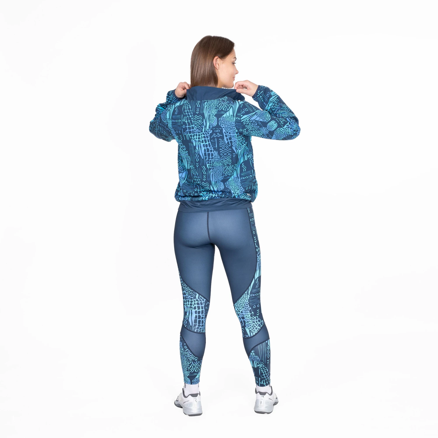 BIDI BADU Gene Tech Training Jacket Women - Blue 6 BIDI BADU Gene Tech Training Jacket Women - Blue - Image 4